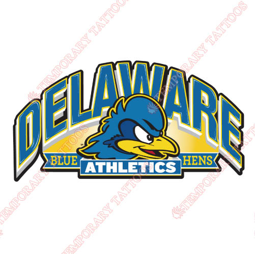 Delaware Blue Hens Customize Temporary Tattoos Stickers NO.4229